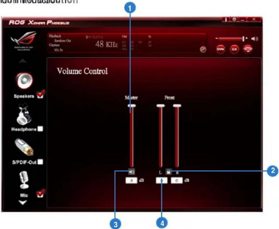 ASUS E7799 Xonar Phoebus - Volume Control - 1