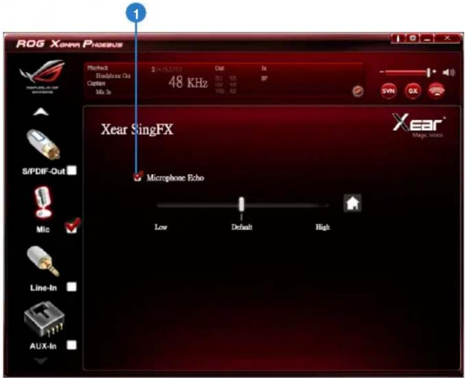 ASUS E7799 Xonar Phoebus - Xear SingFX - 1