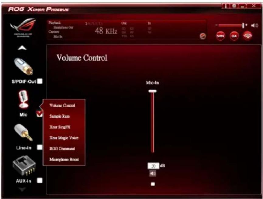 ASUS E7799 Xonar Phoebus - Microphone Function Introduction - 1