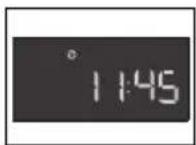 AEG MC 1763 E-D - Changement de l'heure lorsque l'horloge est réglée - 1