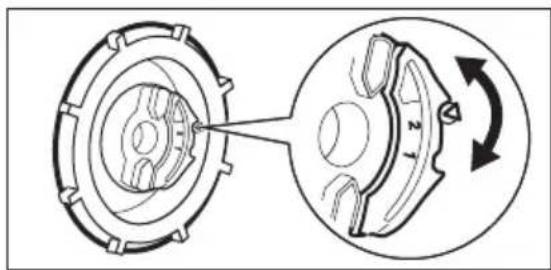 AEG Favorit 55020 W0P - Manual adjustment - 1