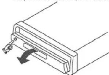 AEG AR 4021 BT - Extraer el Panel Frontal - 1