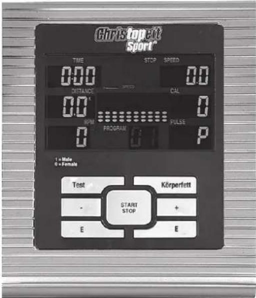 Christopeit CX 6 - Computer instruction for CX 6 - 1