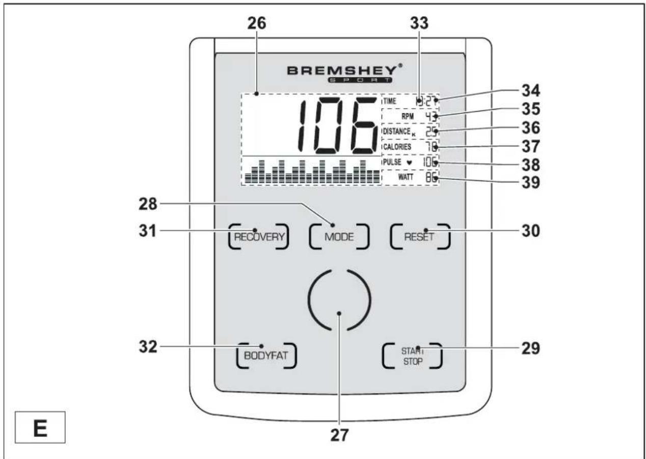 Bremshey BE5i - Afstellen van de console - 1