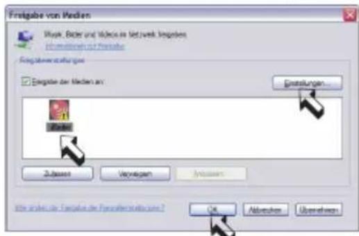 dnt IPdio Tune Titan - Den Media Player11 als UPNP-Server einrichten - 4