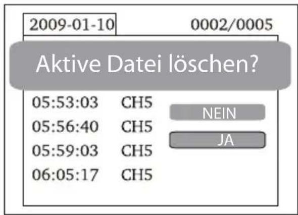 dnt Findoo MicroCam - Videos und Bilder löschen - 1