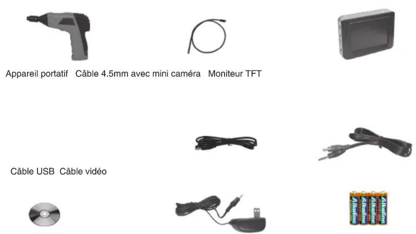 dnt Findoo MicroCam - Etendue de la livraison - 1