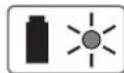 BOSCH AHS 35-15 Li - Indicateur vert de charge de l'accu allumé en permanence - 1
