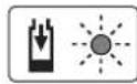 BOSCH AHS 35-15 Li - Indicateur clignotant vert de charge de l'accu - 1