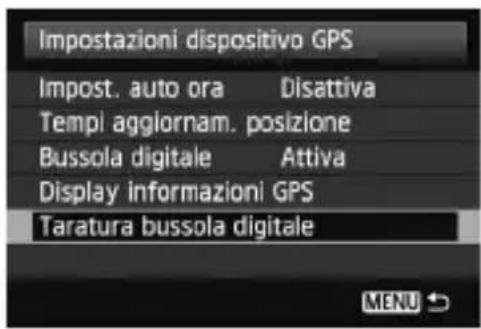 CANON GP-E2 - Impostare [Bussola digitale] su [Attiva]. - 1