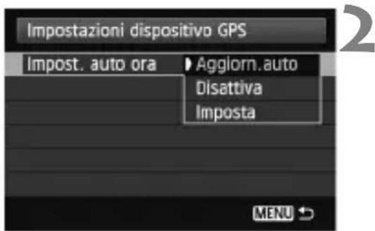 CANON GP-E2 - Selezionare [Impostazioni dispositivo GPS]. - 2