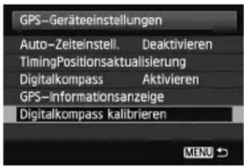 CANON GP-E2 - Stellen Sie [Digitalkompass] auf [Aktivieren]. - 1
