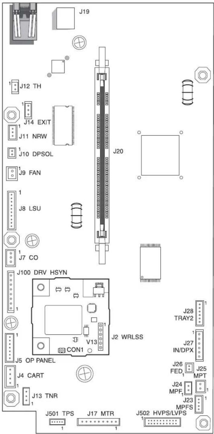 DELL 3330dn - Dell 3330dn controller board - 2