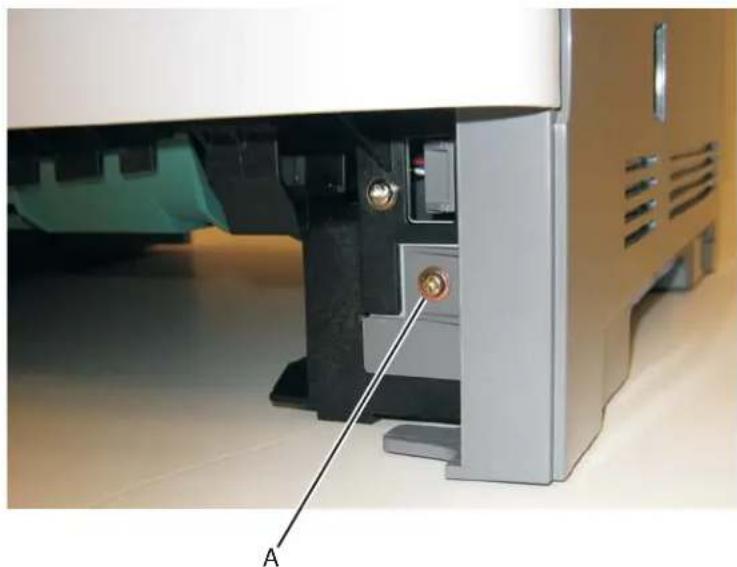 DELL 3330dn - Right side cover assembly removal - 1