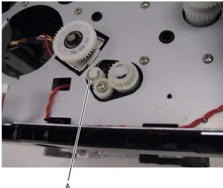 DELL 3330dn - Duplex/main motor gear drive interface removal - 1