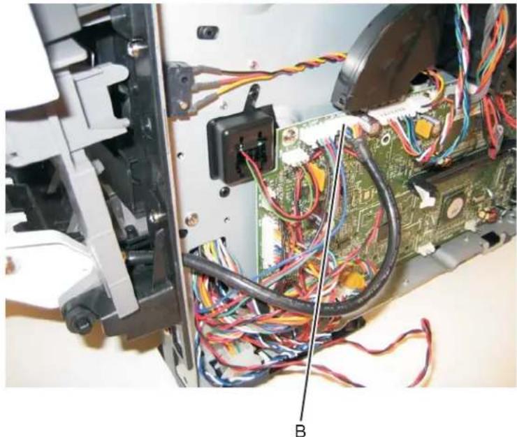 DELL 3330dn - Front access door removal - 4