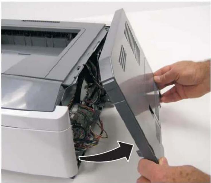 DELL 3330dn - Right side cover assembly removal - 4