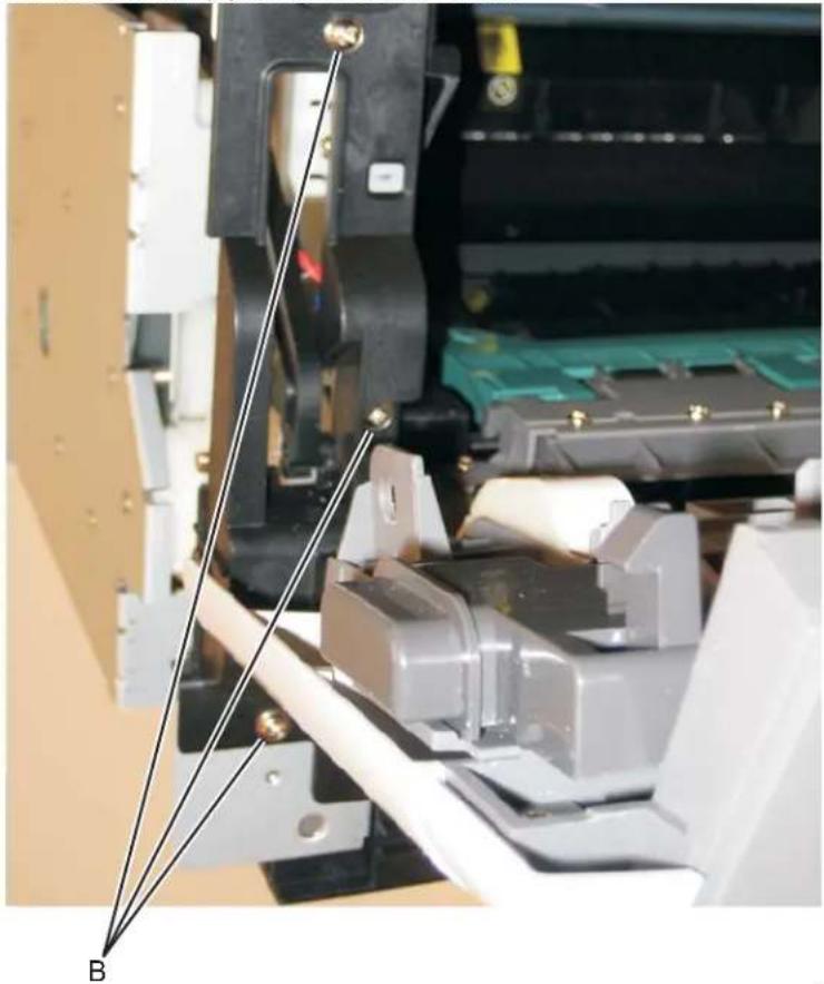 DELL 3330dn - Manual feed solenoid removal - 2