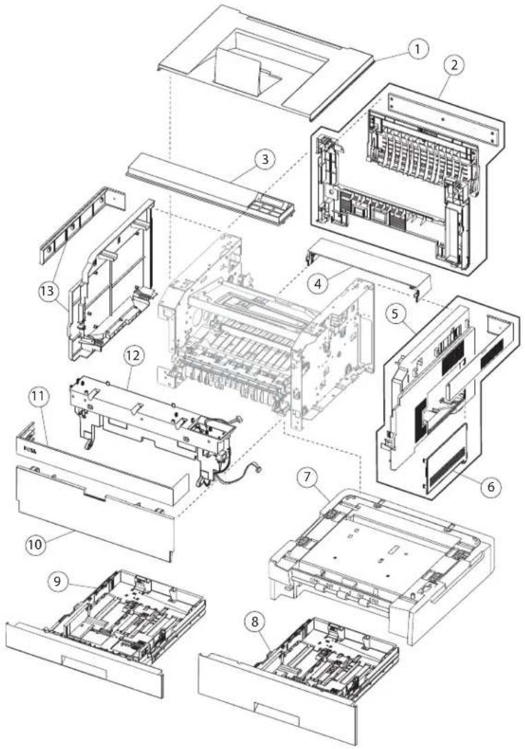 DELL 3330dn - How to use this parts catalog - 1