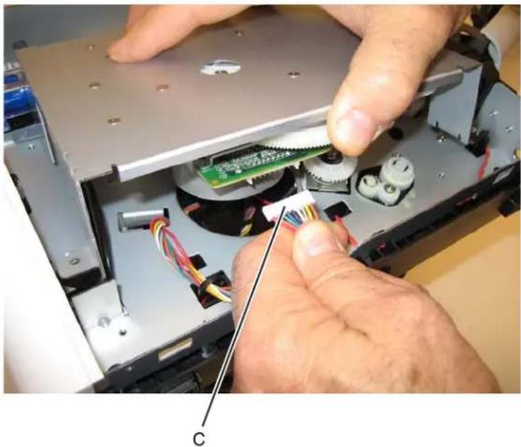 DELL 3330dn - Main motor gear drive removal - 3