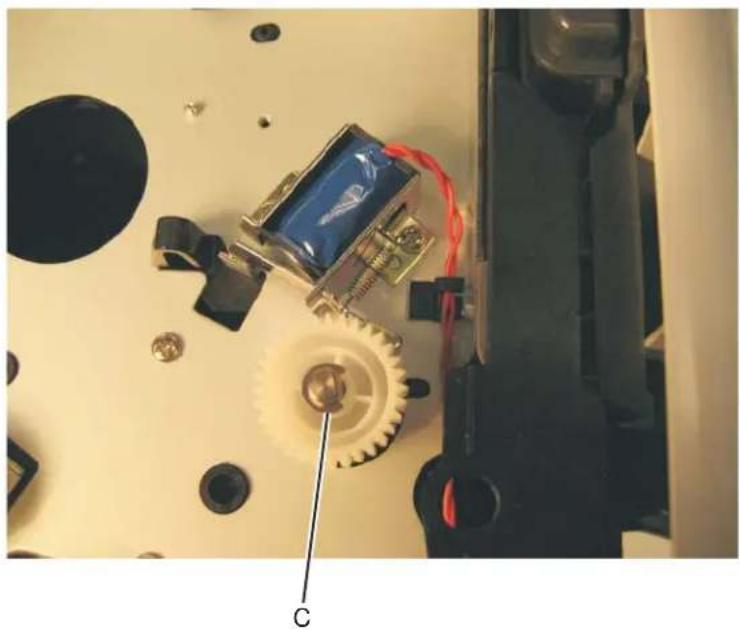 DELL 3330dn - Manual feed clutch removal - 3