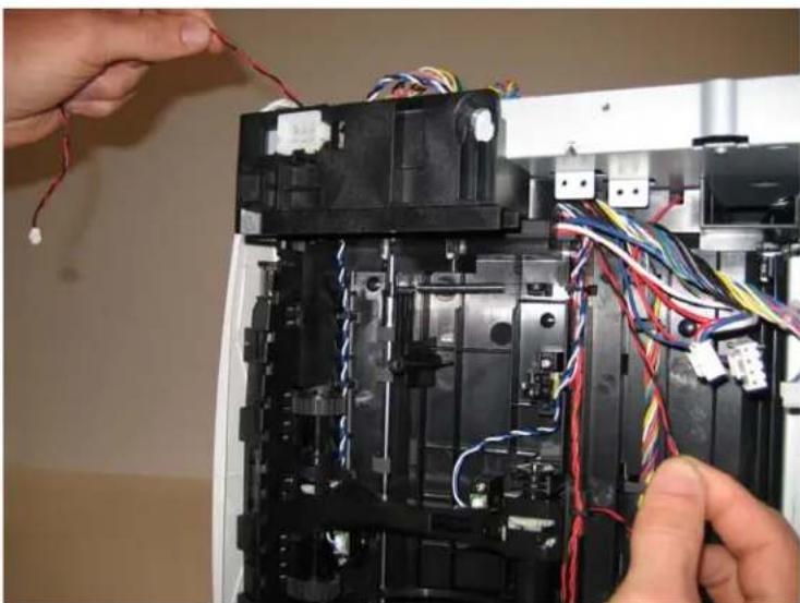 DELL 3330dn - Media feed clutch with cable removal. - 2