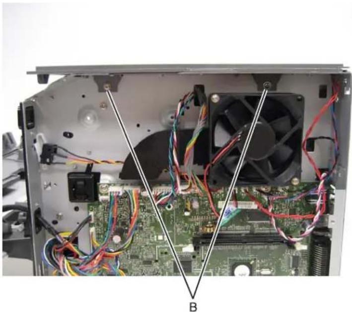 DELL 3330dn - Top cover assembly removal - 2