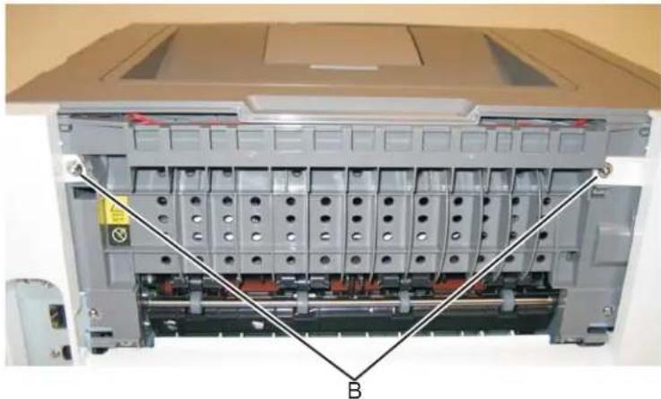 DELL 3330dn - Rear door and rear cover removal - 2