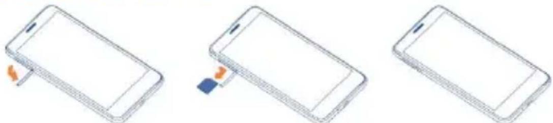 ALCATEL One Touch Idol 6030 - Insérer ou extraire la carte SIM - 4
