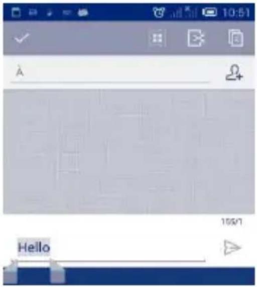 ALCATEL One Touch Idol 6030 - Vous pouvez modifier le texte que vous avez saisi. - 3