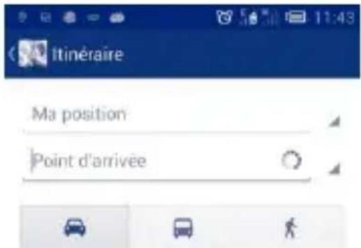 ALCATEL One Touch Idol 6030 - Obtenir des suggestions d'itinéraires pour votre déplacement - 1