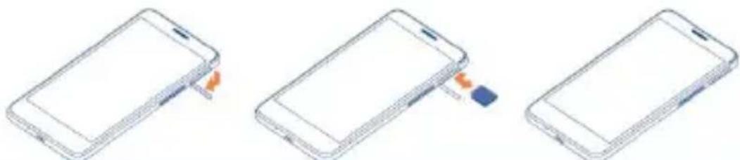 ALCATEL One Touch Idol 6030 - Insérer ou extraire la carte SIM - 2