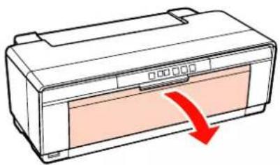 EPSON Stylus Photo R2000 - Ouvrez le bac de sortie. - 1