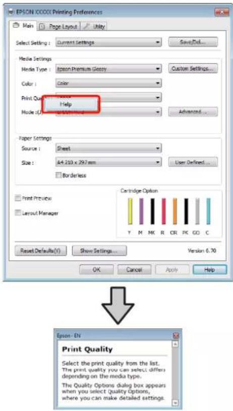 EPSON Stylus Photo R2000 - Cliquez avec le bouton droit de la souris sur l'élément que vous souhaitez consulter et afficher - 1