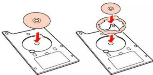 EPSON Stylus Photo R2000 - Chargement des CD et DVD - 4