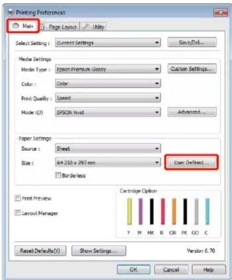 EPSON Stylus Photo R2000 - Configuration des paramètres dans Windows - 1
