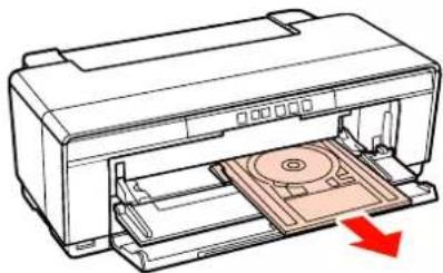 EPSON Stylus Photo R2000 - Retrait des CD et DVD - 1