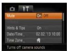 CANON Ixus 140 - Choose a tab. - 3