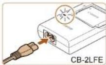 CANON Ixus 140 - Insert the battery. - 2
