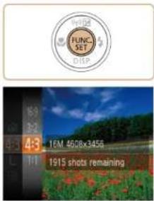 FUNC SET DISP 16M 32 43 L 11 16M 4608x3456 1915 shots remaining