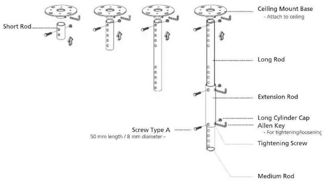 ACER P7500 - Ceiling Mount Installation - 3