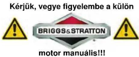 GUDE Big Wheeler 560 Mega B&S - Jelzések a gépen : - 9