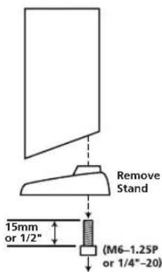 HARMAN KARDON HTFS 2 - Attaching the Speaker to the Stand - 1