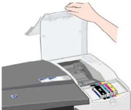 HP Designjet 111 - Remplacer les têtes d'impression - 3