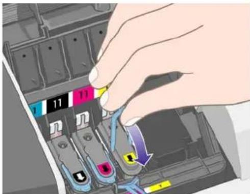 HP Designjet 111 - Remplacer les têtes d'impression - 7