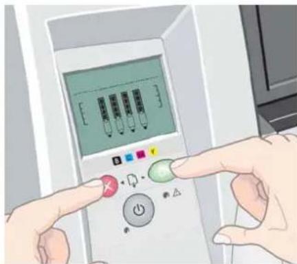 HP Designjet 111 - Déchargement d'un rouleau de papier - 1
