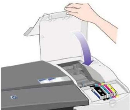 HP Designjet 111 - Remplacer les têtes d'impression - 10