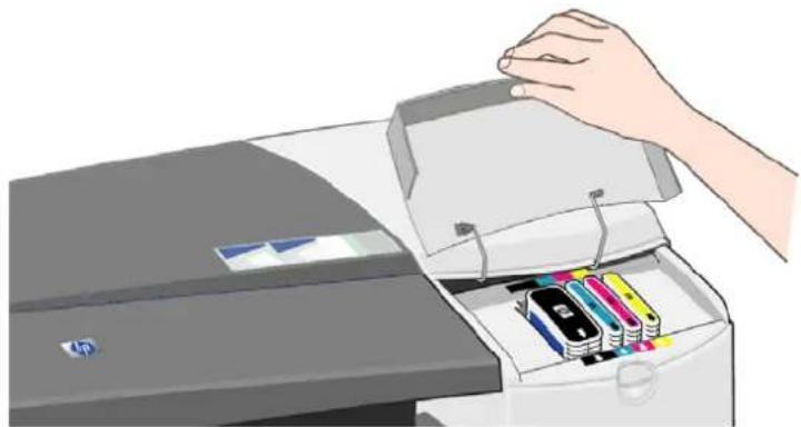 HP Designjet 111 - Remplacer les têtes d'impression - 2