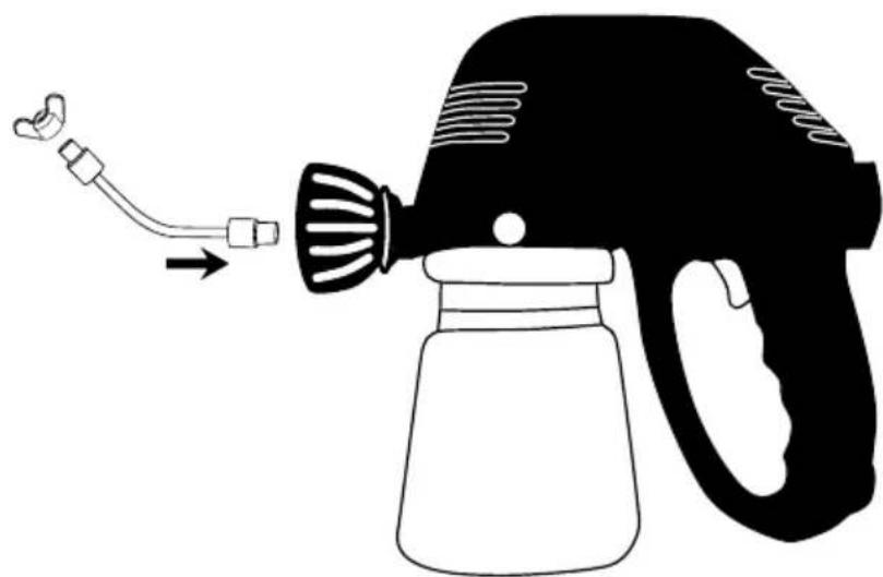 Ferm SGM1008 - MULTIPURPOSE SPRAY GUN - 120W - 6