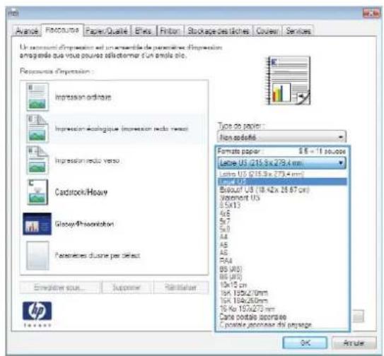 HP LaserJet Enterprise CM4540 MFP - Création des raccourcis d'impression - 5
